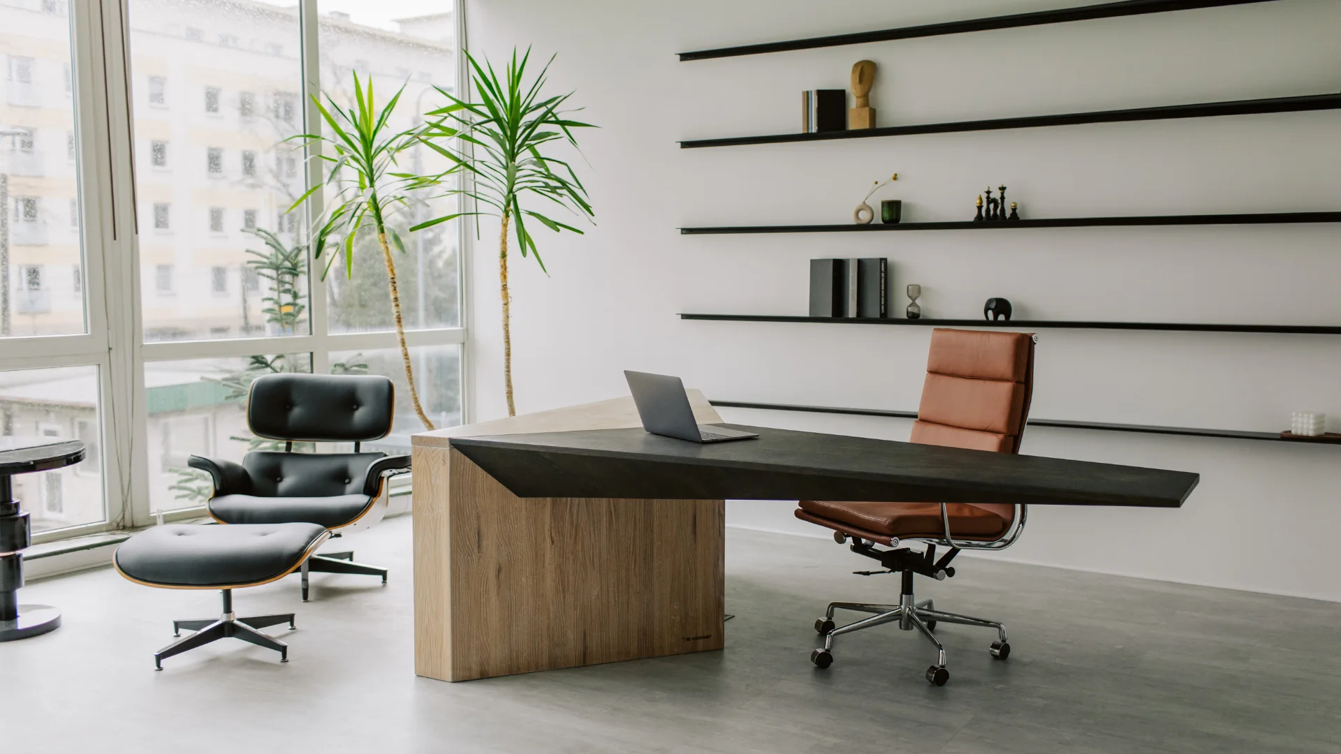 Premium European office furniture interior